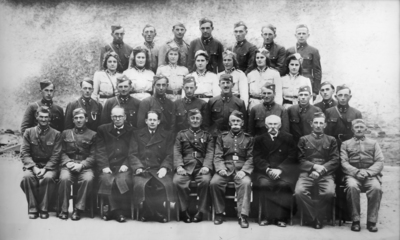 Sbor dobrovolných hasičů v Novém Veselí roku 1947.
