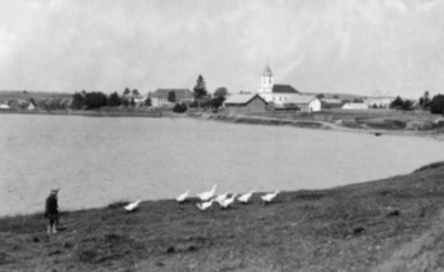 Veselský rybník roku 1930.